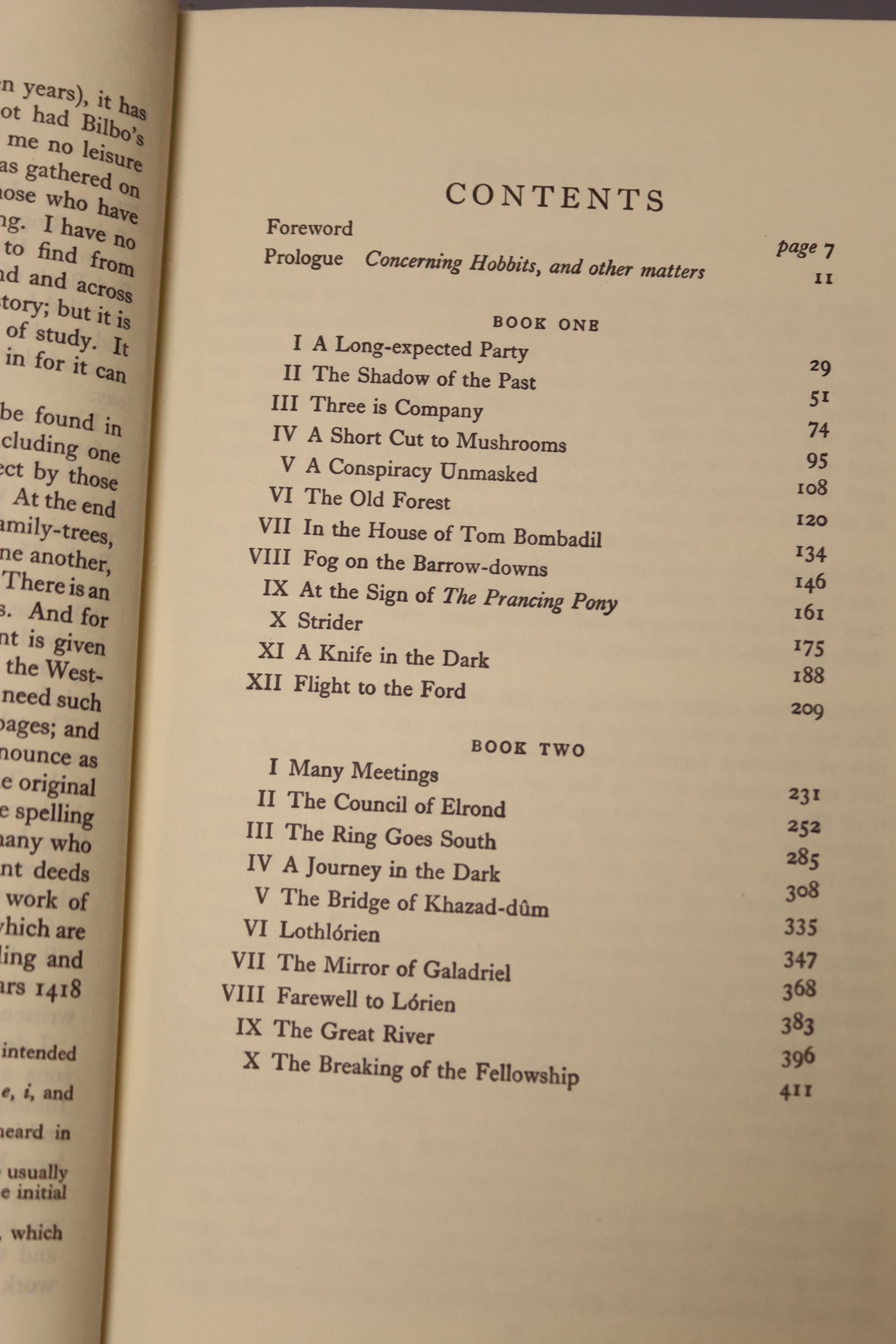 Tolkein, J.R.R. - The Fellowship of the Ring, The Two Towers, The Return of the King 1963, tenth and thirteenth impressions, deluxe edition in slip case